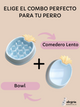 🐶 🍽️ SET Comedero Lento 🍍 + Bowl 🥤 De Piña Para Perro