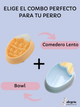 🐶 🍽️ SET Comedero Lento 🍓 + Bowl 🥤 de Fresa para Perro