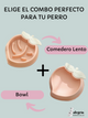 🐶 🍽️ SET Comedero Lento🍈 + Bowl De Melon Para Perro