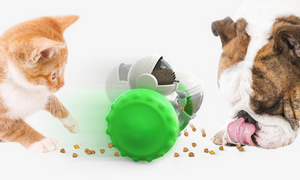 🚀 Juguete Espacial para Mascotas: Comida y Diversión🐱🐕