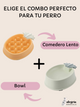 🐶 🍽️ SET Comedero Lento 🍍 + Bowl 🥤 De Piña Para Perro