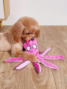 Peluche Para Perro Pulpo Pequeño