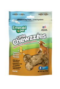 Snack Para Perro Emerald Pet Little Mantequilla de Mani  5 Oz